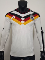 26/27Germany Home Long Sleeve Player Version Soccer Jersey#带四星