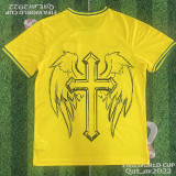 26/27 Brazil Jesus Statue Yellow Fans Soccer Jersey