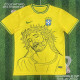 26/27 Brazil Jesus Statue Yellow Fans Soccer Jersey
