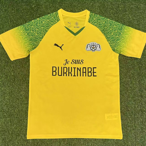 26/27 Burkina Faso Special Edition Yellow Fans Soccer Jersey