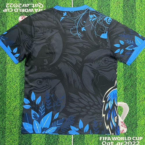 25/26 Brazil Eagle Special Edition Black Blue Fans Soccer Jersey