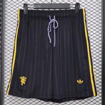 25/26 Man Utd Black Casual Player Version Shorts Pants