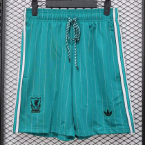 25/26 LIV Green Casual Player Version Shorts Pants