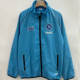 25/26 Napoli Sky Blue Embroidery Retro windbreaker