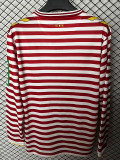 Copy 25/26 FC Köln Carnival Red and White Long Sleeve Soccer Jersey