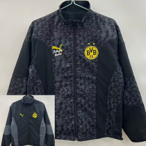 25/26 Dortmund Black Double Sided Windbreaker (双面风衣) 25/26 Dortmund Black Double Sided Windbreaker (双面风衣)