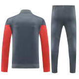 25/26 Bayern Light Grey Jacket Tracksuit