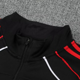 25/26 LIV Black &Red Edge Half Pull Tracksuit (半拉链)