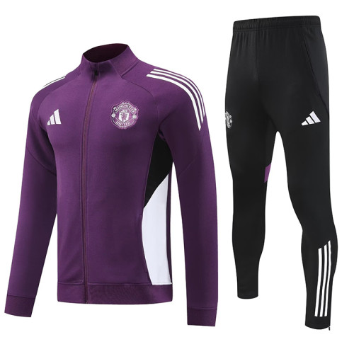 25/26 Man Utd Dark Purple Jacket Tracksuit
