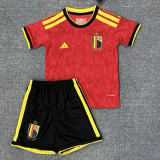 26/27 Belgium Home Kids Soccer Jersey