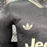 25/26 JUV Third  Long Sleeve Player Version Soccer Jersey(带广告)