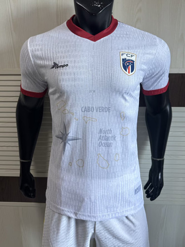 25/26 Cabo Verde White Player Version Soccer Jersey