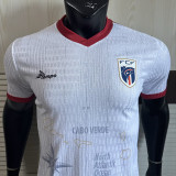 25/26 Cabo Verde White Player Version Soccer Jersey