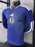 2026 Japan Home Player Version Long Sleeve Soccer Jersey