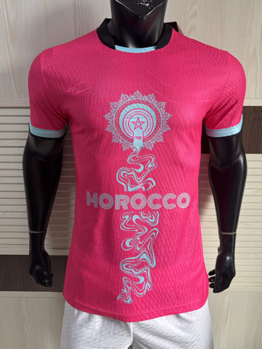 25/26 Morocco Pink Player Version Soccer Jersey