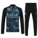 25/26 INT Snake Pattern Black Half Pull Tracksuit  (半拉链)
