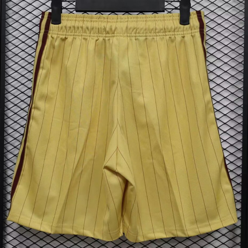 25/26 ARS Yellow Player Version Shorts Pants球员