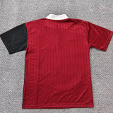 1996 OASIS Red Retro Soccer Jersey