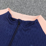 26/27 France Royal Blue Half Pull Tracksuit  (半拉链)