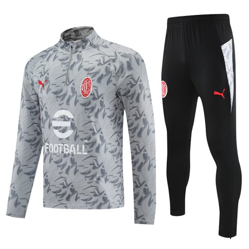 25/26 ACM Grey Half Pull Tracksuit  (半拉链)