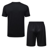 25/26 Man City Black Training Short Suit#D25206