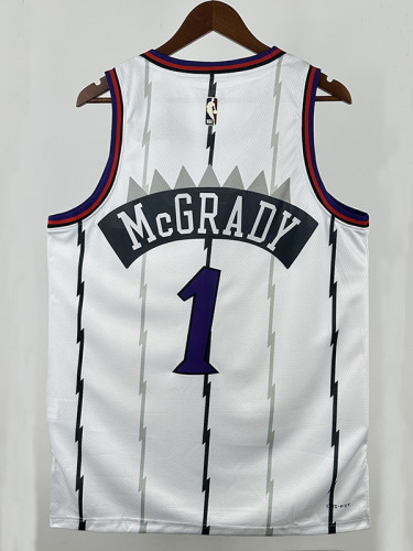 25/26 Raptors McGR ADY # 1 White Retro Edition Top Quality Hot Pressing NBA Jersey