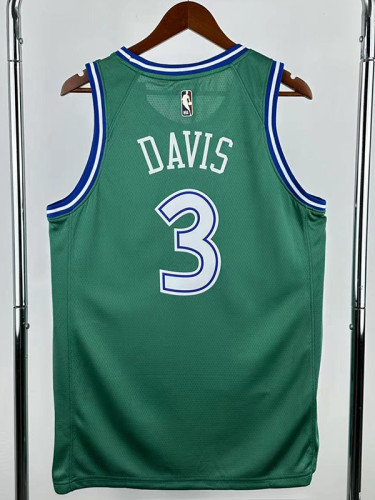 25/26 Dallas Mavericks DAVIS #3 Green Royal EditionTop Quality Hot Pressing NBA Jersey