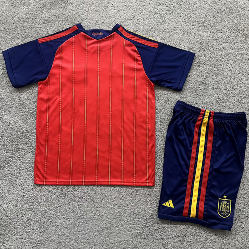 26/27 Spain Home Kids Soccer Jersey