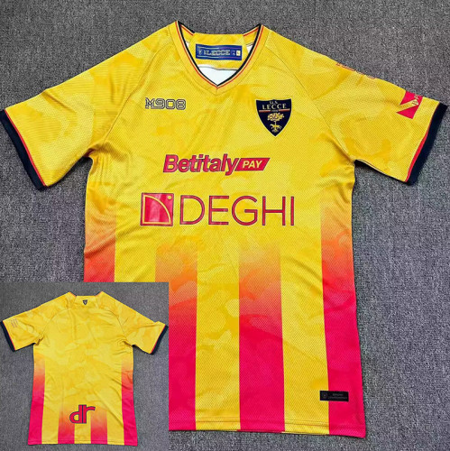 25/26 Lecce Home Fans Soccer Jersey
