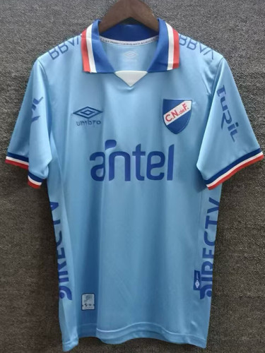 25/26 Club Nacional Blue Fans Soccer Jersey(Print all sponsors、全广告)