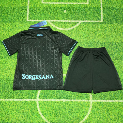 25/26 Napoli Third Kids Soccer Jersey
