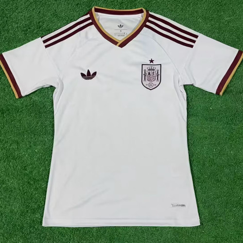 26/27 Spain White Fans Soccer Jersey