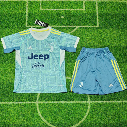 25/26 JUV Away Kids Soccer Jersey(胸前广告)