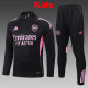 25/26 ARS Black Kids Half Pull Tracksuit #E25187(童装半拉链)
