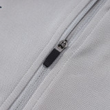 25/26 TOT Grey Half Pull Tracksuit#B25117  (半拉链)