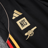 25/26 ARS Black Retro Edition Half Pull Tracksuit #B25113(半拉链)