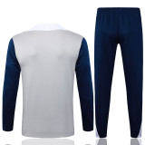 25/26 TOT Grey Kids Half Pull Tracksuit#E25185 (童装半拉链)
