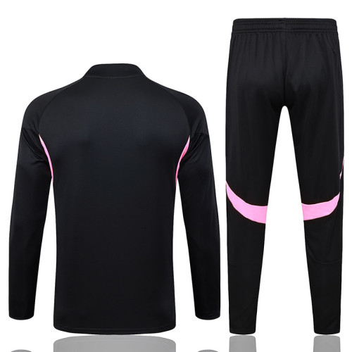 25/26 ARS Black Kids Half Pull Tracksuit #E25187(童装半拉链)