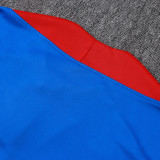 25/26 PSG Blue Red Inkjet Kids Half Pull Tracksuit#E25188 (童装/半拉链)