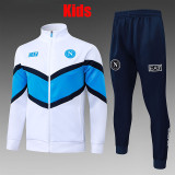 25/26 Napoli White # Blue Jacket Tracksuit#E25190童装