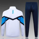 25/26 Napoli White # Blue Jacket Tracksuit#E25190童装