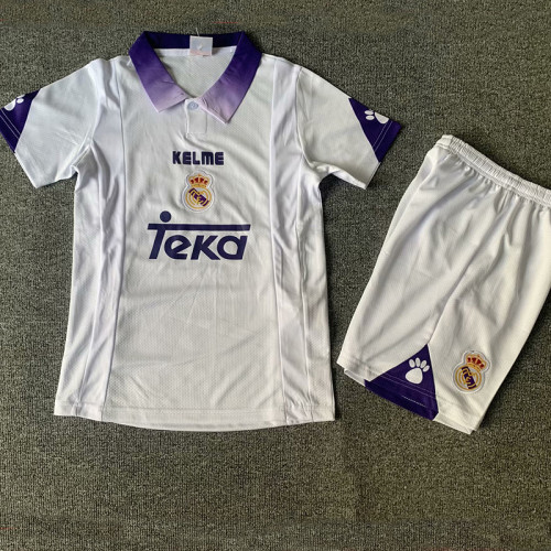1997/1998 RMA Home Kids Retro Soccer Jersey