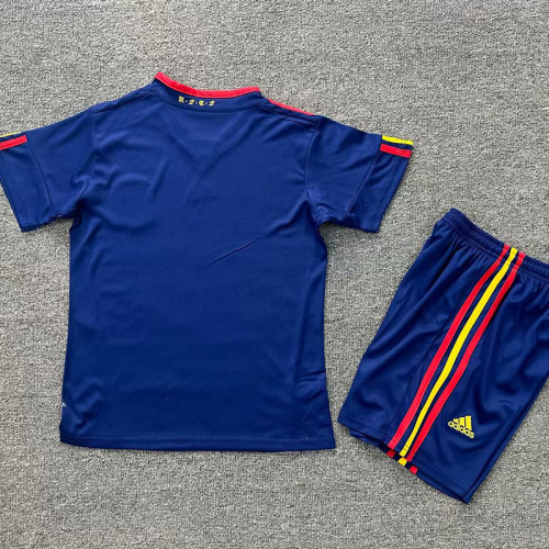 2010 Spain Away Kids Retro Soccer Jersey(带胸前决赛字)