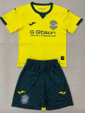 25/26 Hibernian FC Away Kids Soccer Jersey
