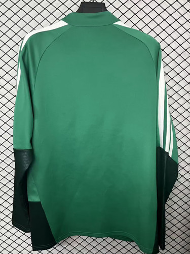 25/26 Algeria Green Half Pull Tracksuit (半拉链)