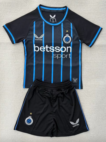 25/26 Brugge KV Home Kids Soccer Jersey