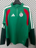 25/26 Algeria Green Half Pull Tracksuit (半拉链)