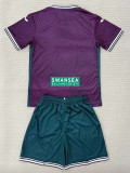 25/26 Swansea Away Kids Soccer Jersey