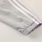 25/26 Bayern Grey White Retro Windbreaker Tracksuit