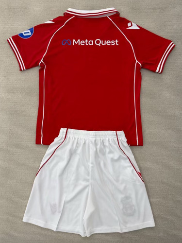 25/26 Wrexham Home Kids Soccer Jersey